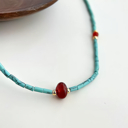 Harmony Blue Crystal Energy Necklace